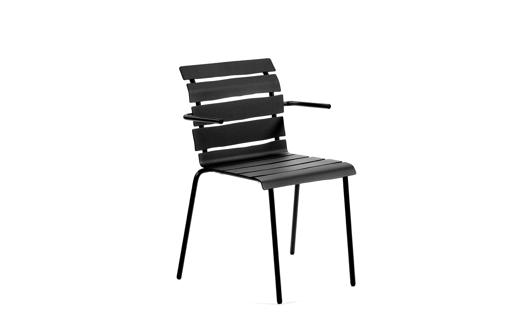 Aligned dining armchair