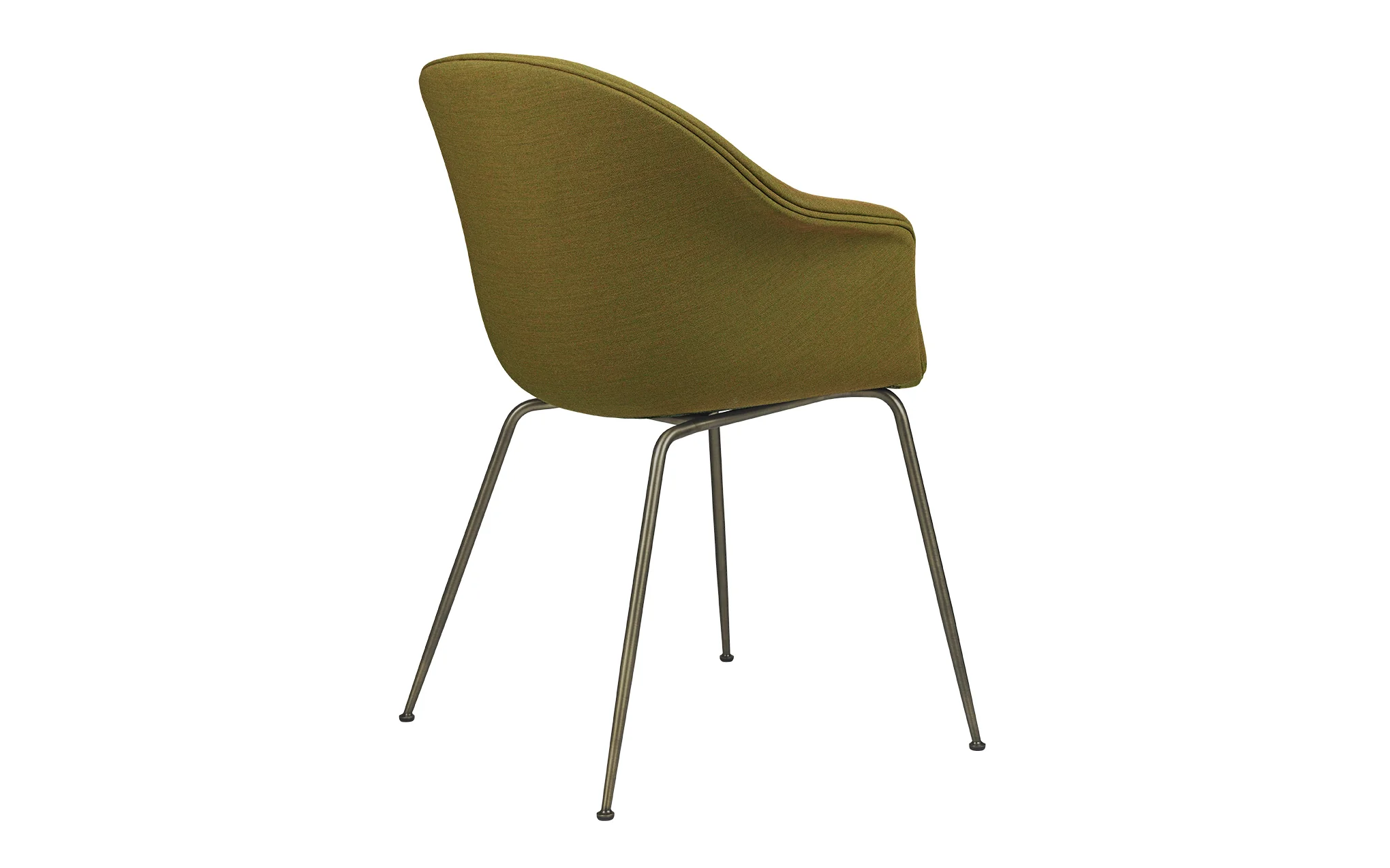 Bat dining chair - upholstered with conic base - Image 2