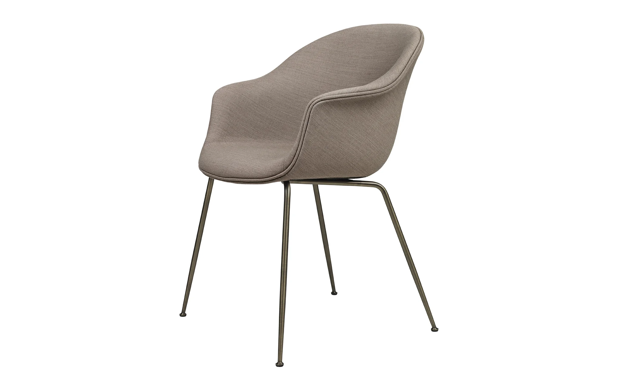 Bat dining chair - upholstered with conic base - Image 5