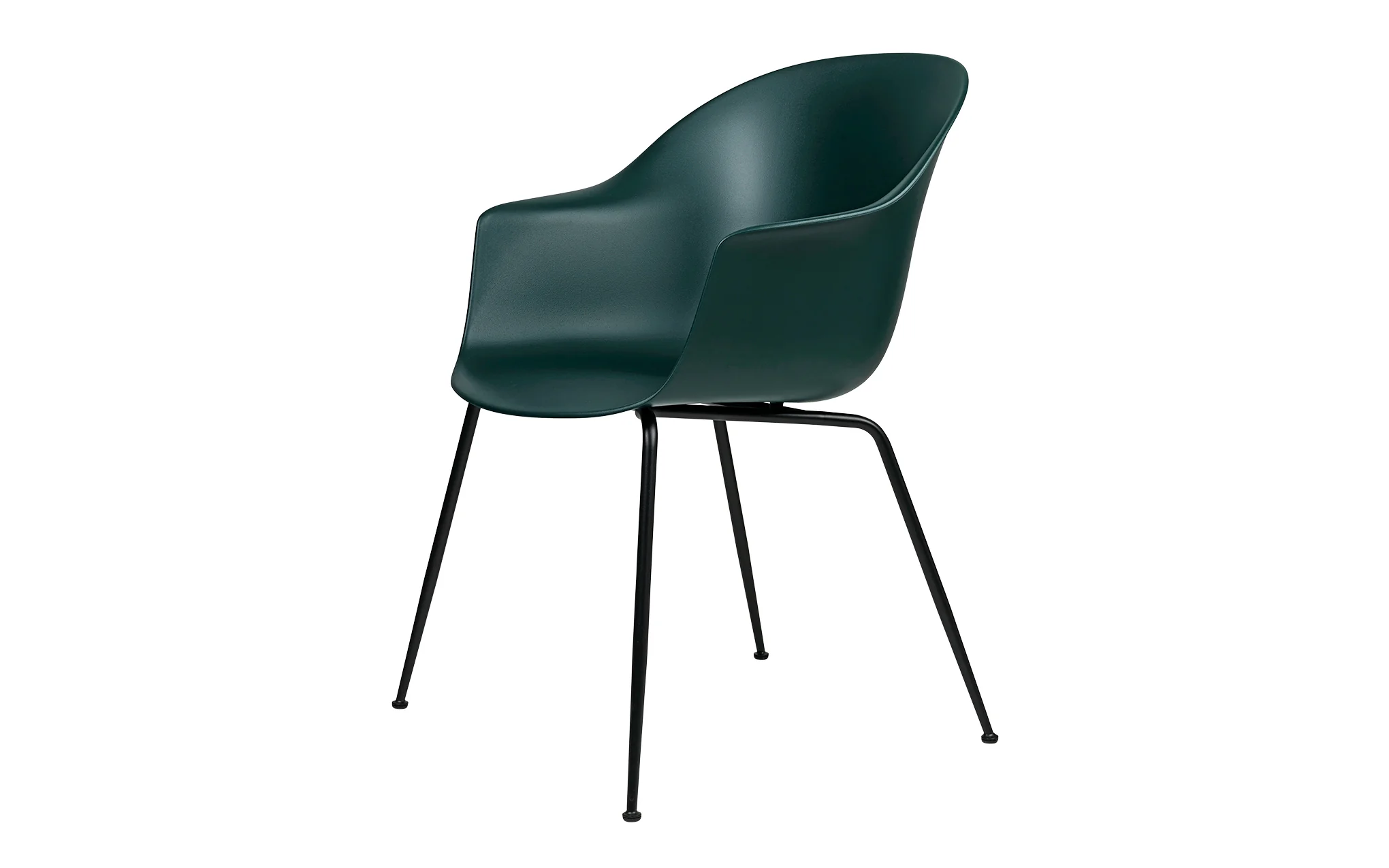 Bat dining chair - un-upholstered with conic base - Image 21