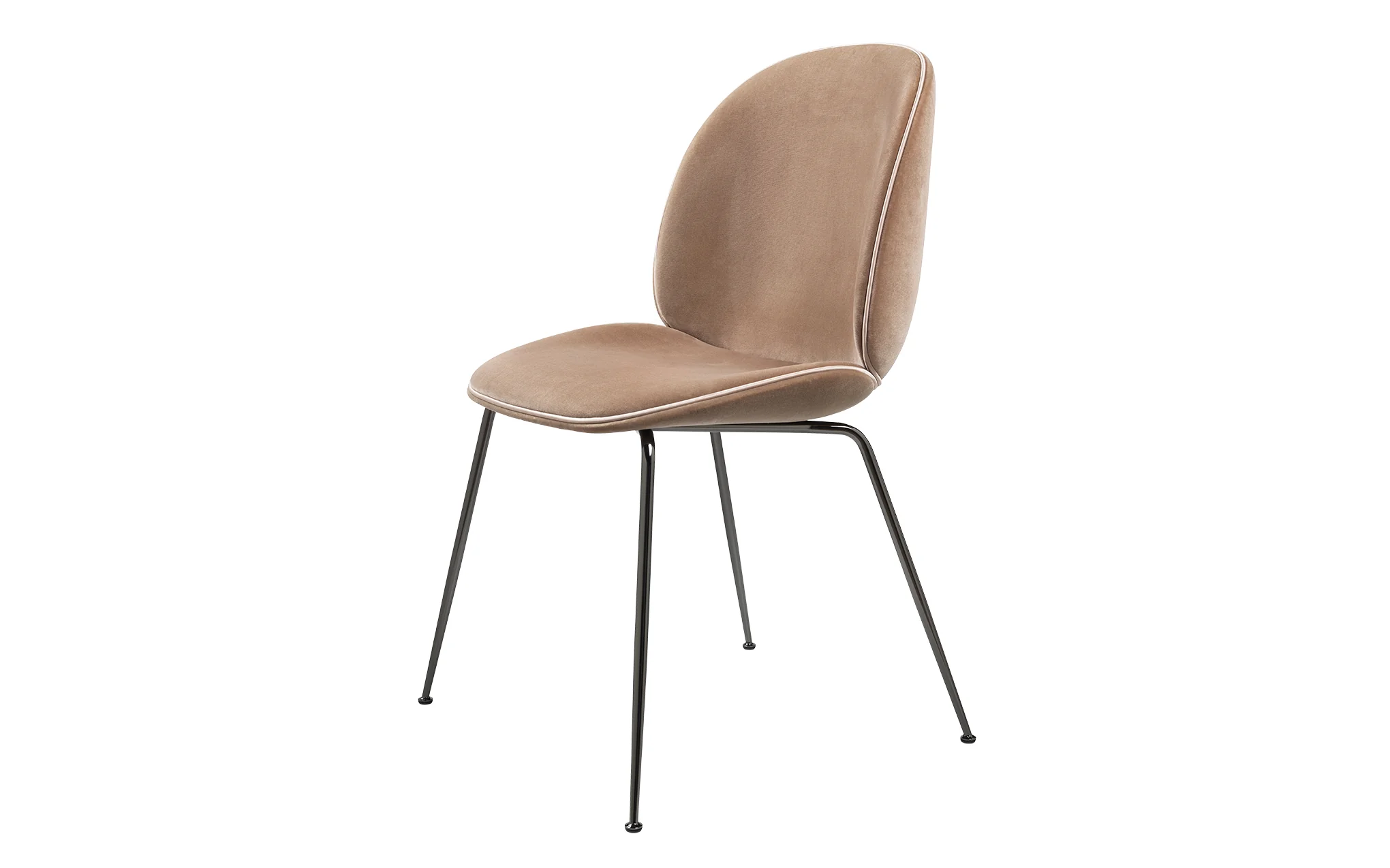 Beetle dining chair - upholstered with conic base - Image 11