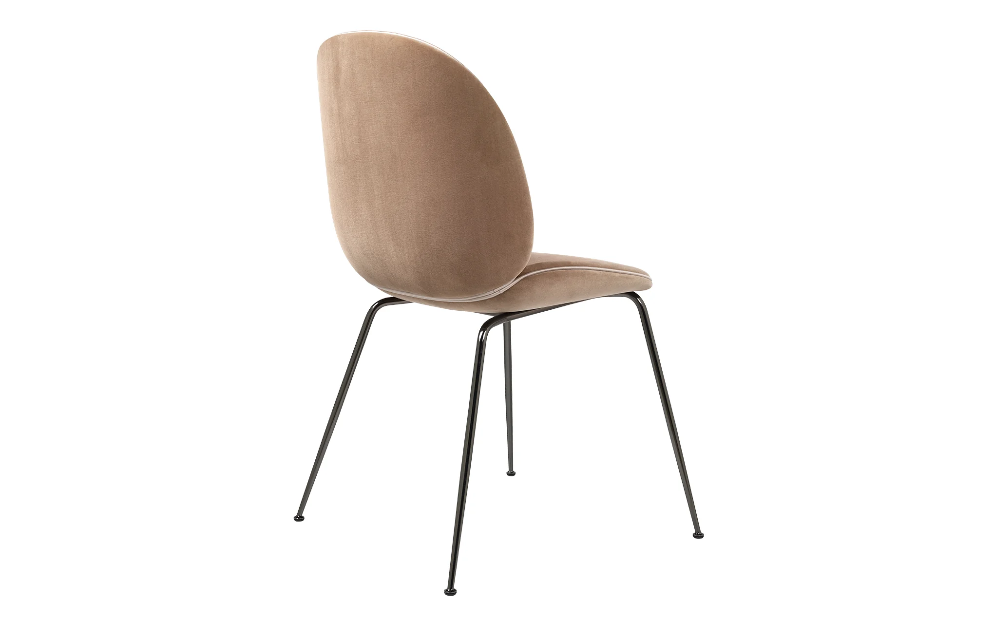 Beetle dining chair - upholstered with conic base - Image 12