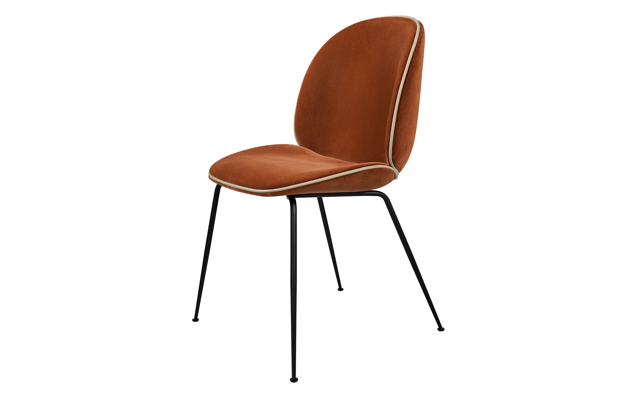 Beetle dining chair - upholstered with conic base - Image 16