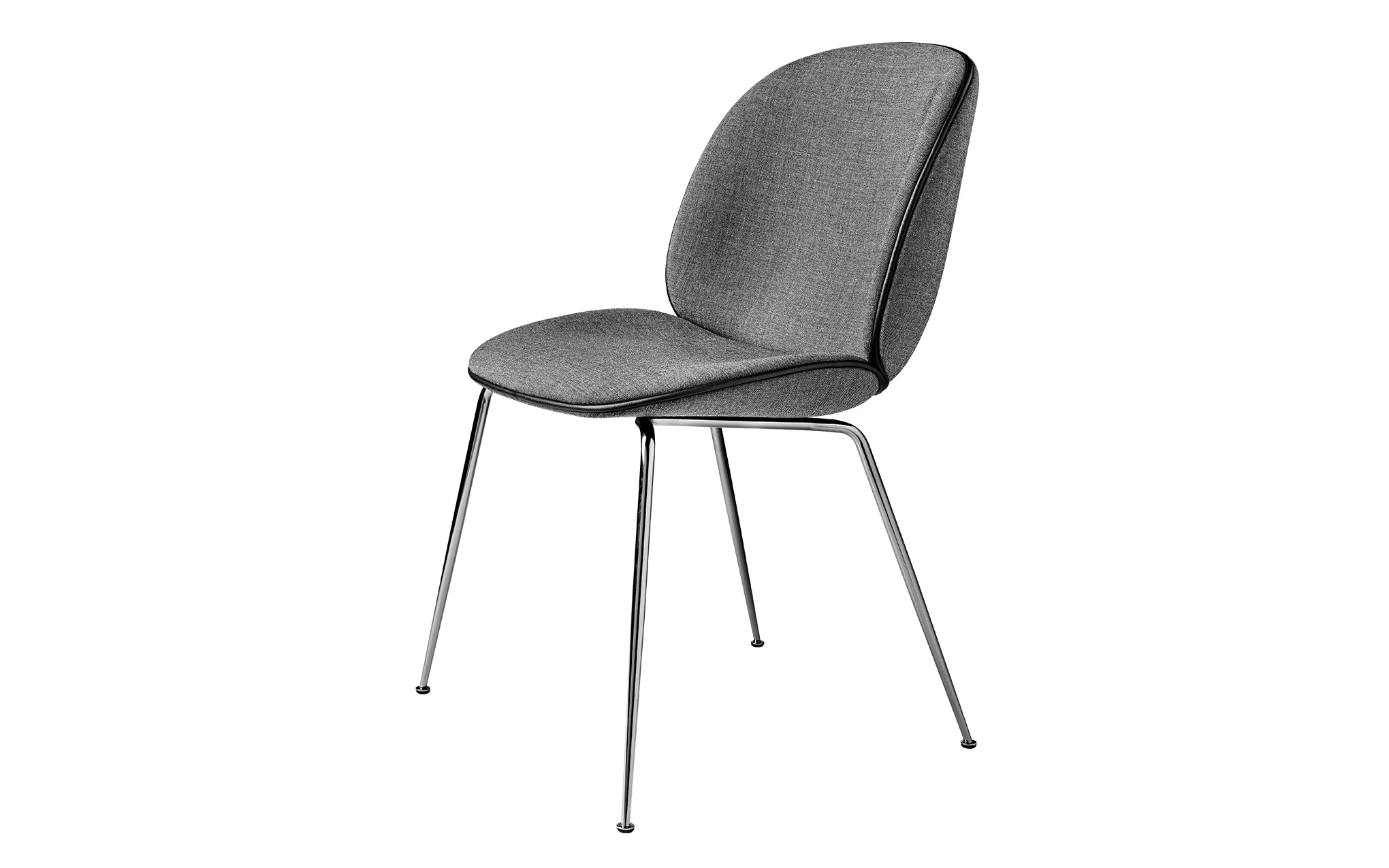Beetle dining chair - upholstered with conic base - Image 7