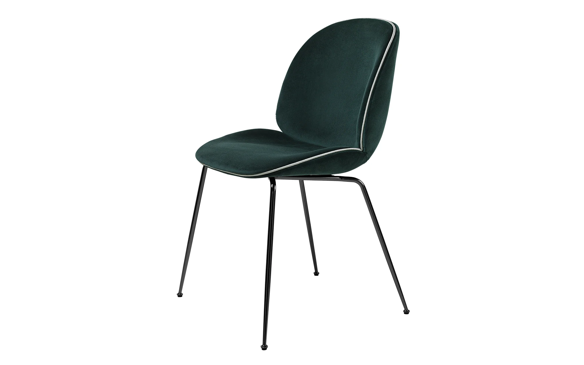 Beetle dining chair - upholstered with conic base - Image 9