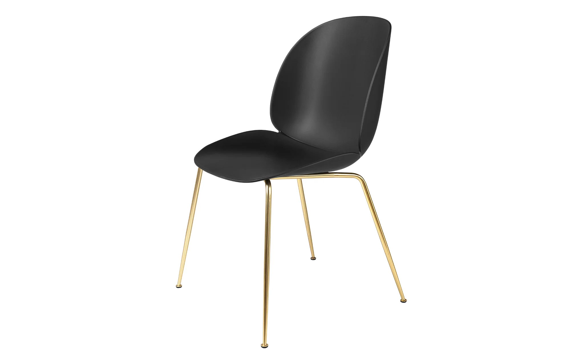 Beetle dining chair - un-upholstered with conic base - Image 16