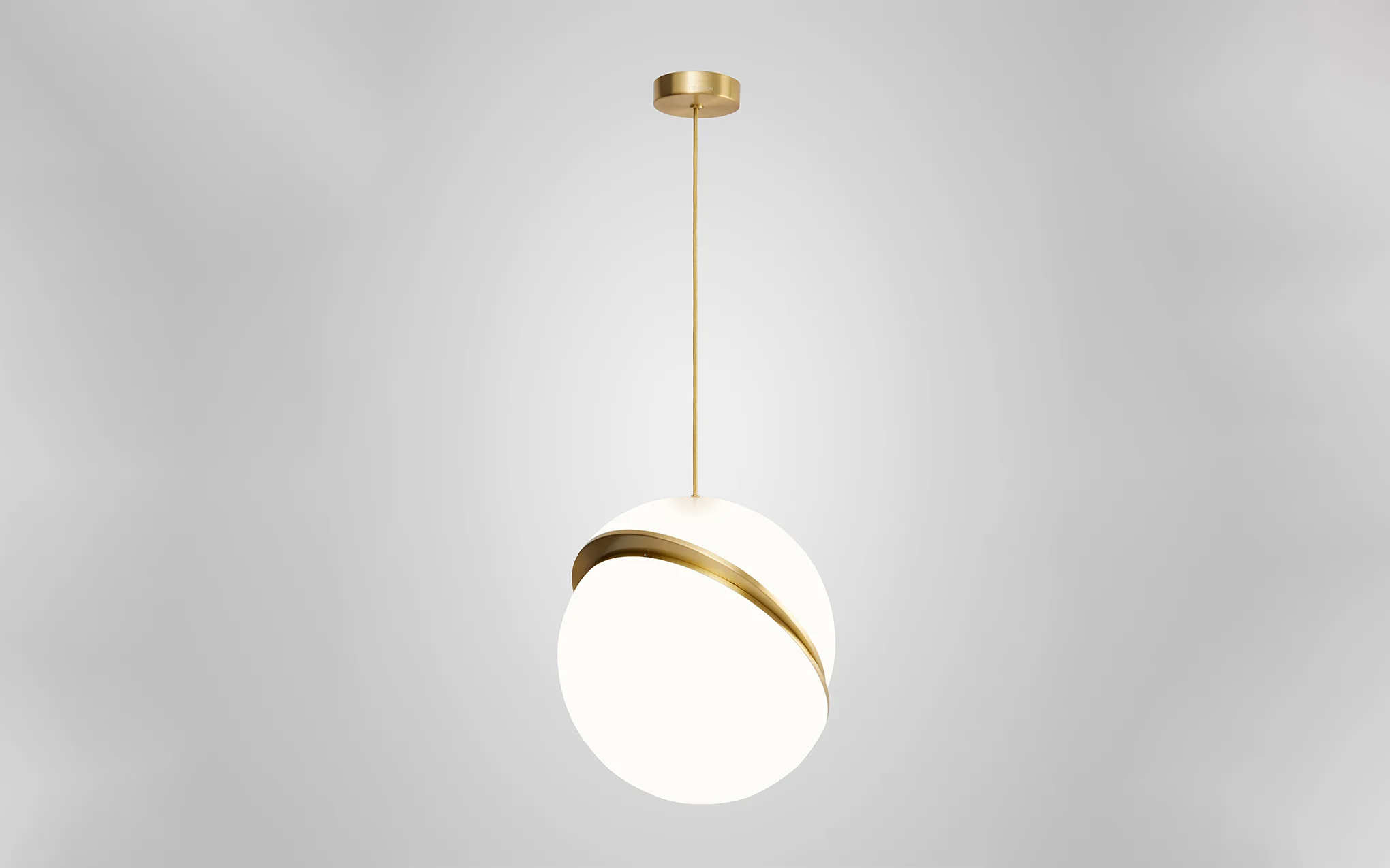 Crescent pendant