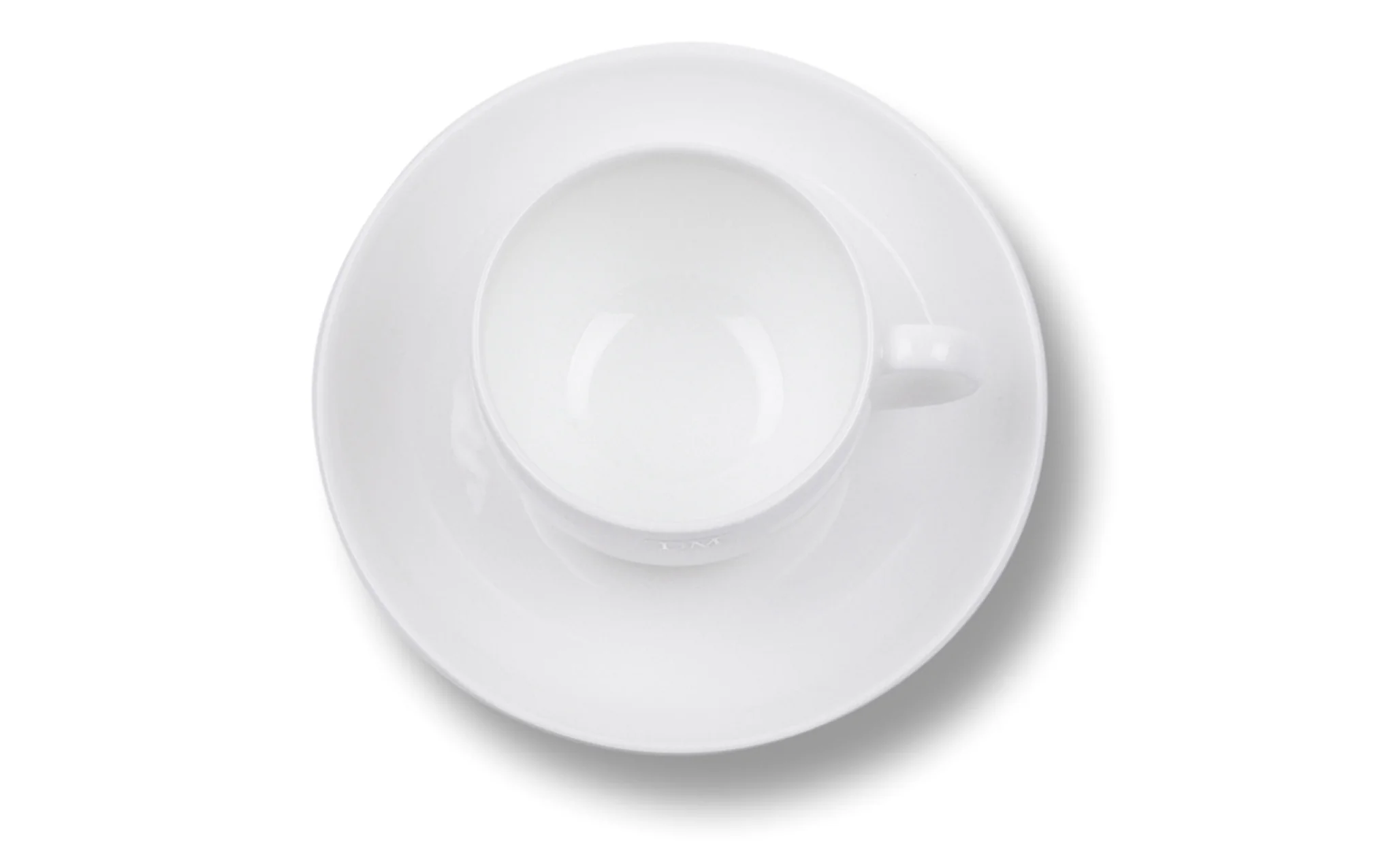 DM fine bone china teacup & saucer - Image 2
