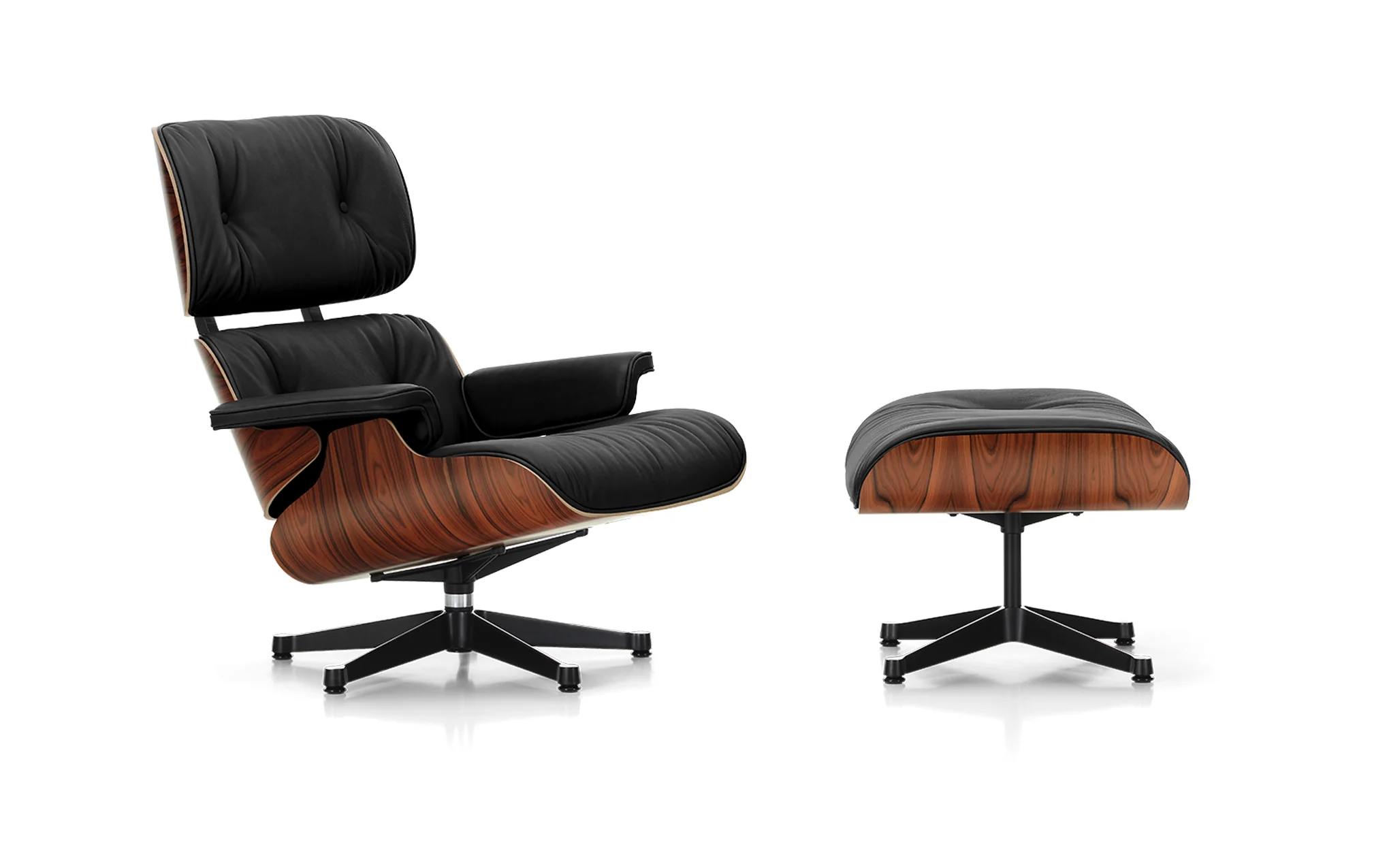 Eames lounge chair & ottoman - Image 5