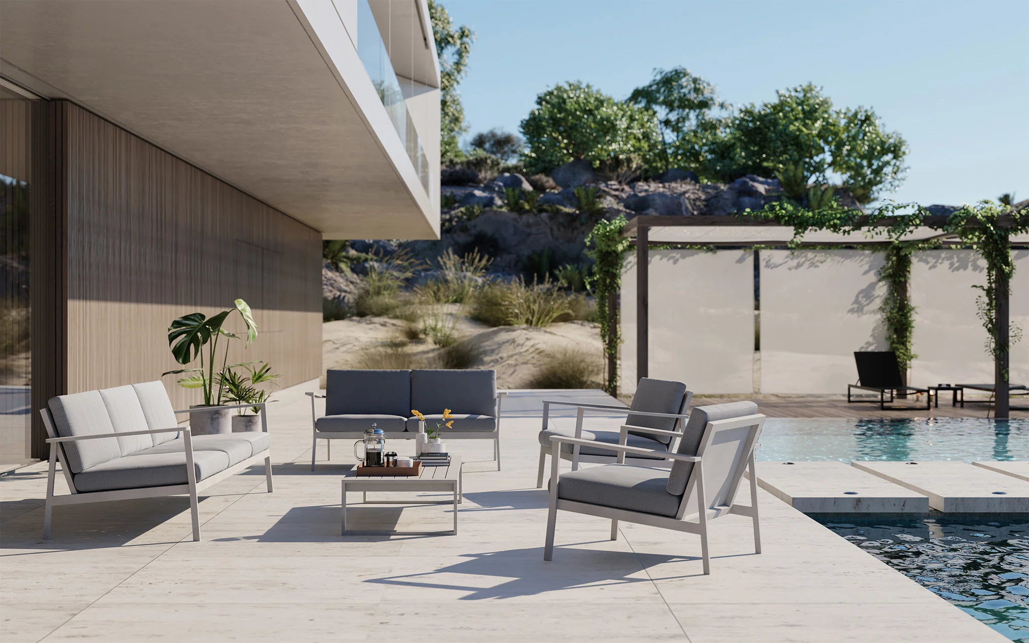 Eos outdoor two seat sofa - Image 12