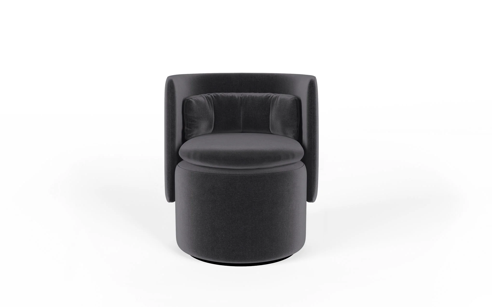 Group cocktail chair with swivel base - Image 43