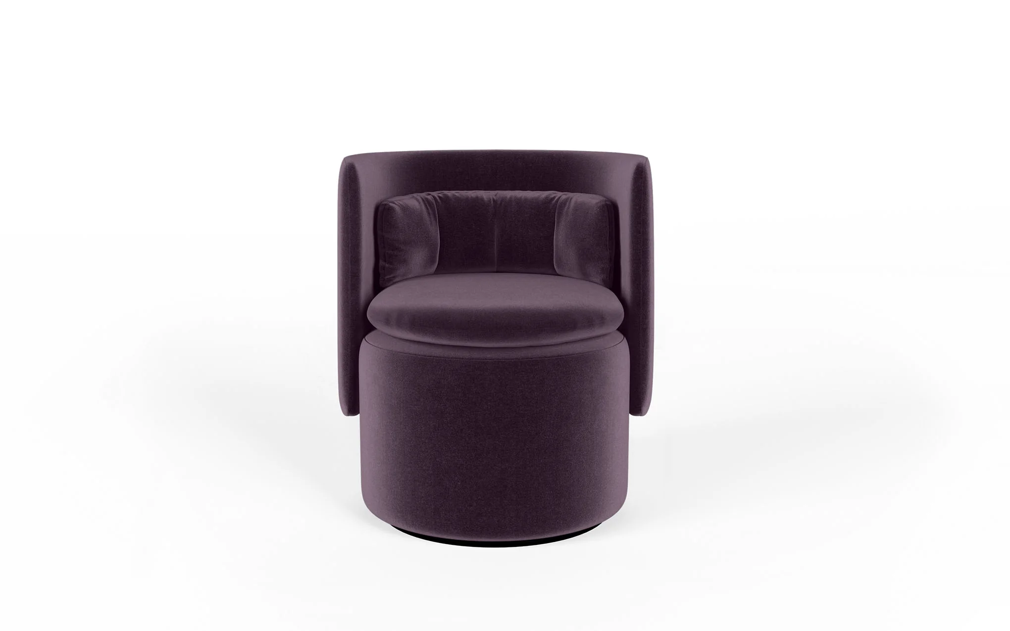Group cocktail chair with swivel base - Image 45