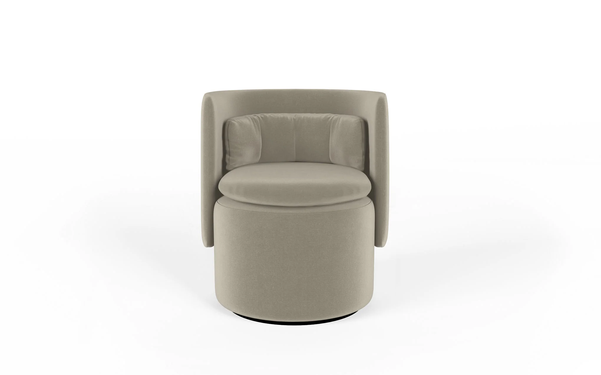Group cocktail chair with swivel base - Image 51