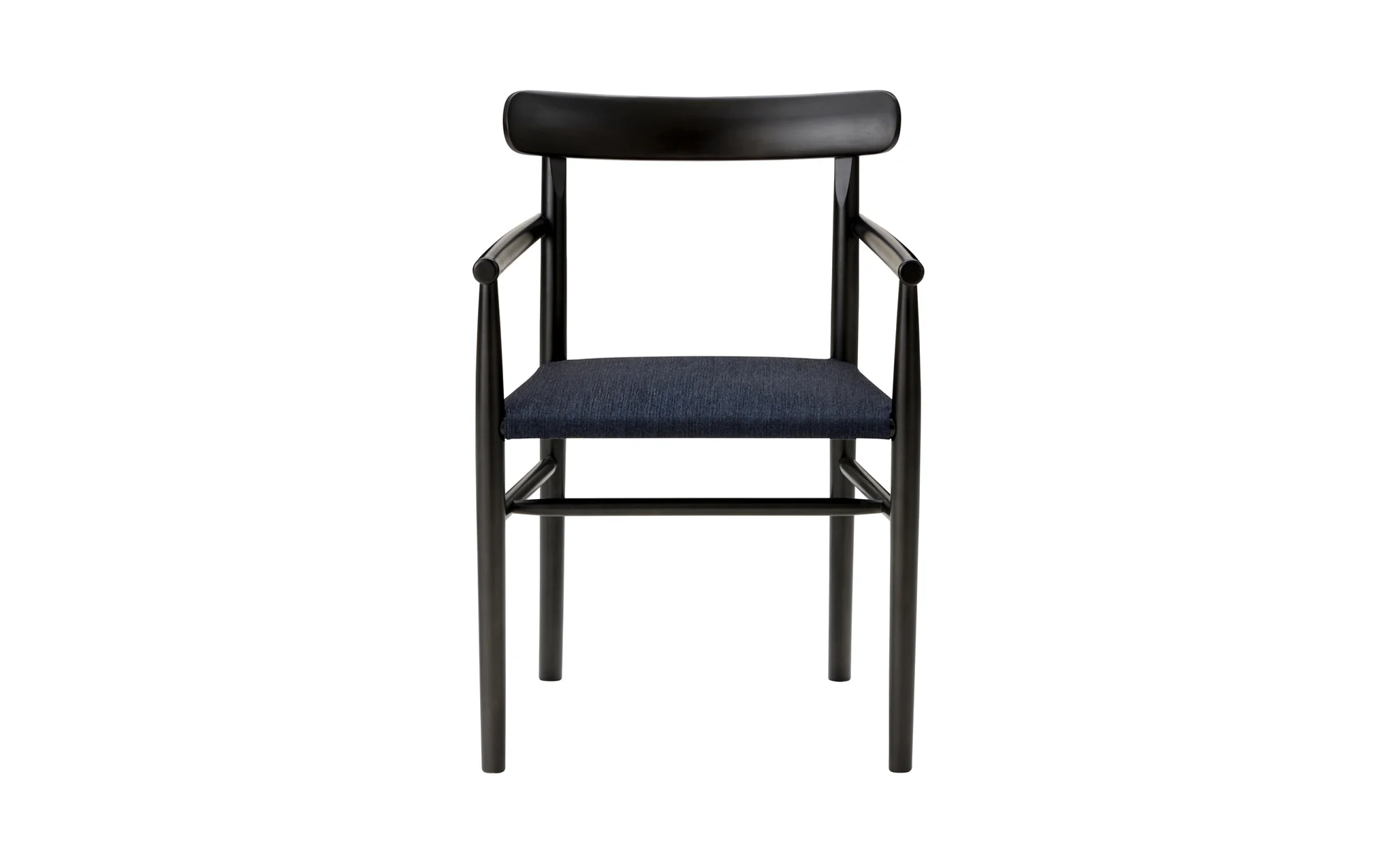 Lightwood armchair - cushioned seat - Image 2