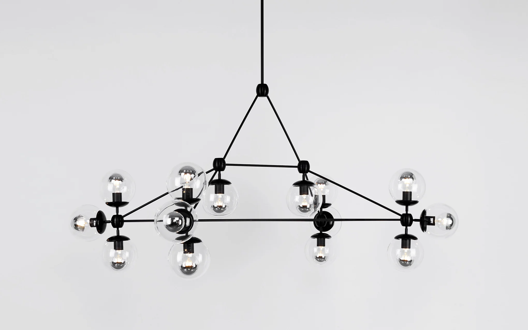 Modo chandelier - rectangular, 14 globes - Image 6