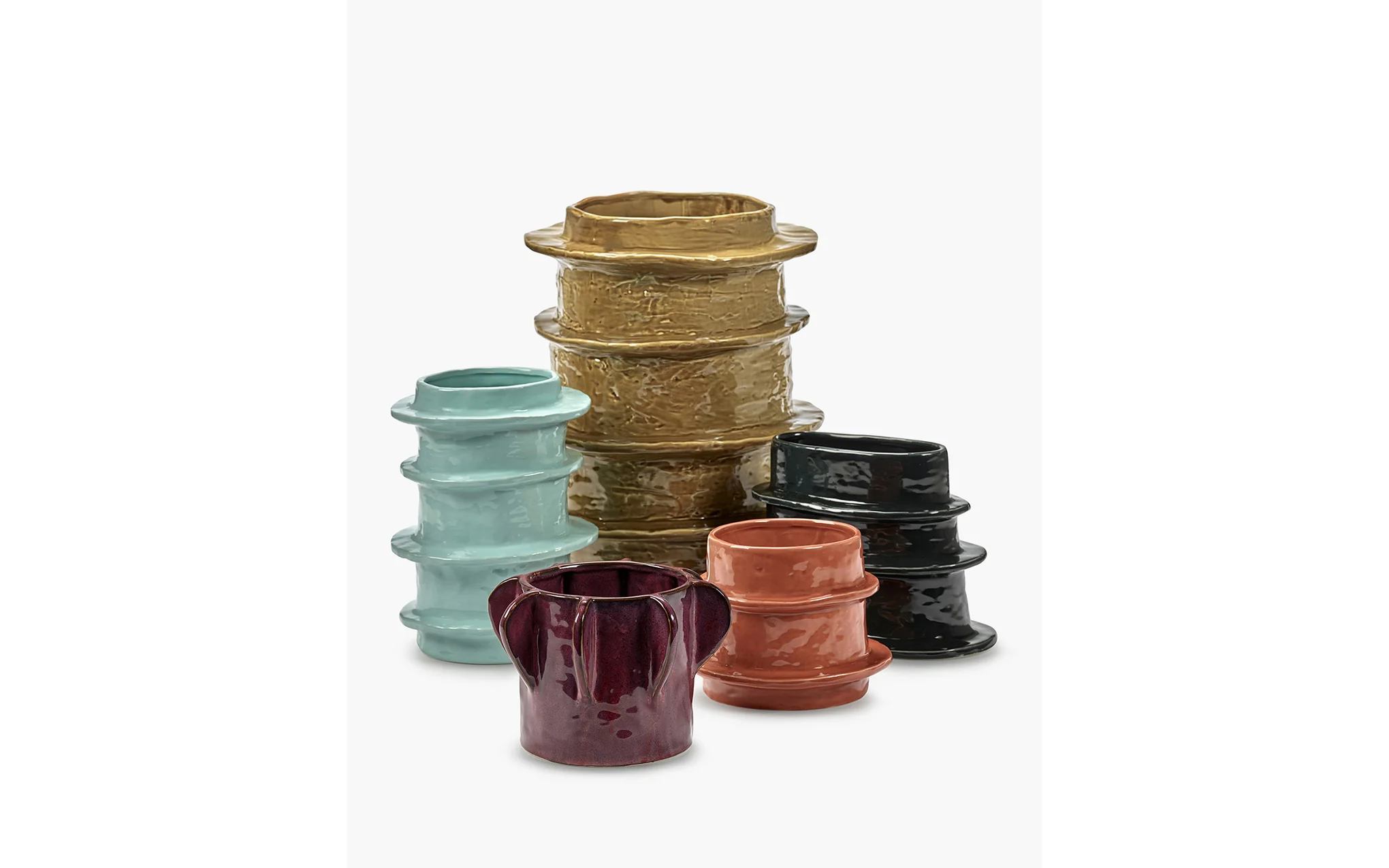 Molly flower pot 02 - aubergine - Image 4