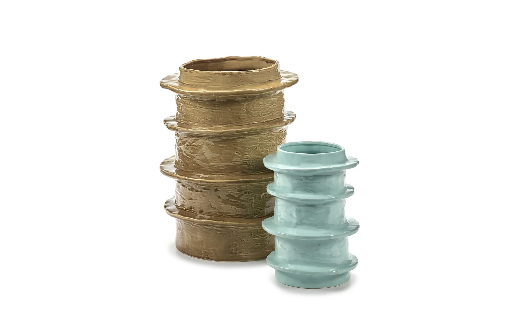 Molly flower pot 03 - light blue - Image 3