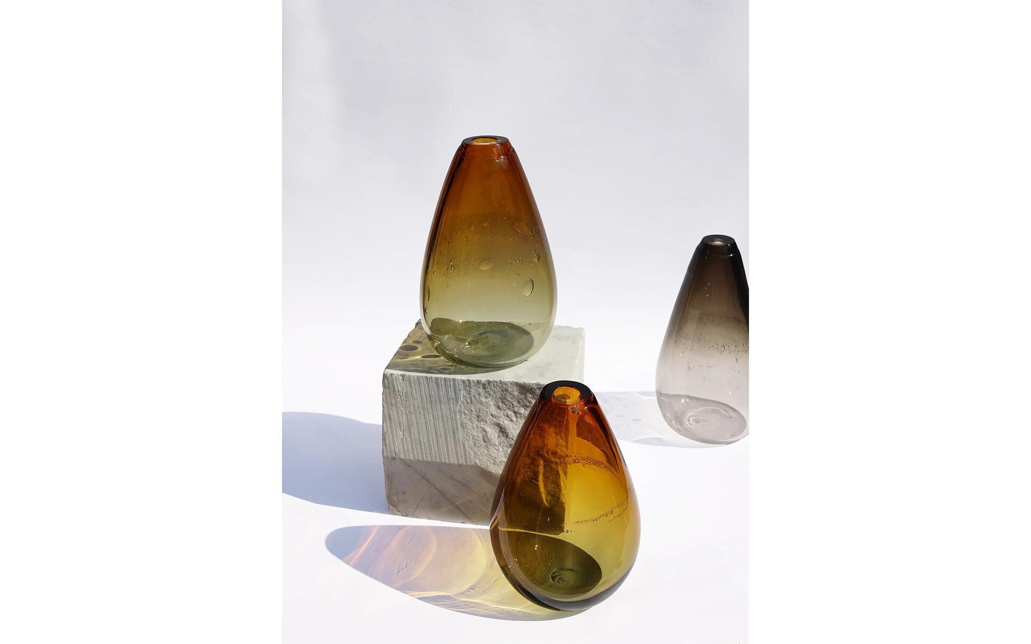 Node vase 04 - amber - Image 3
