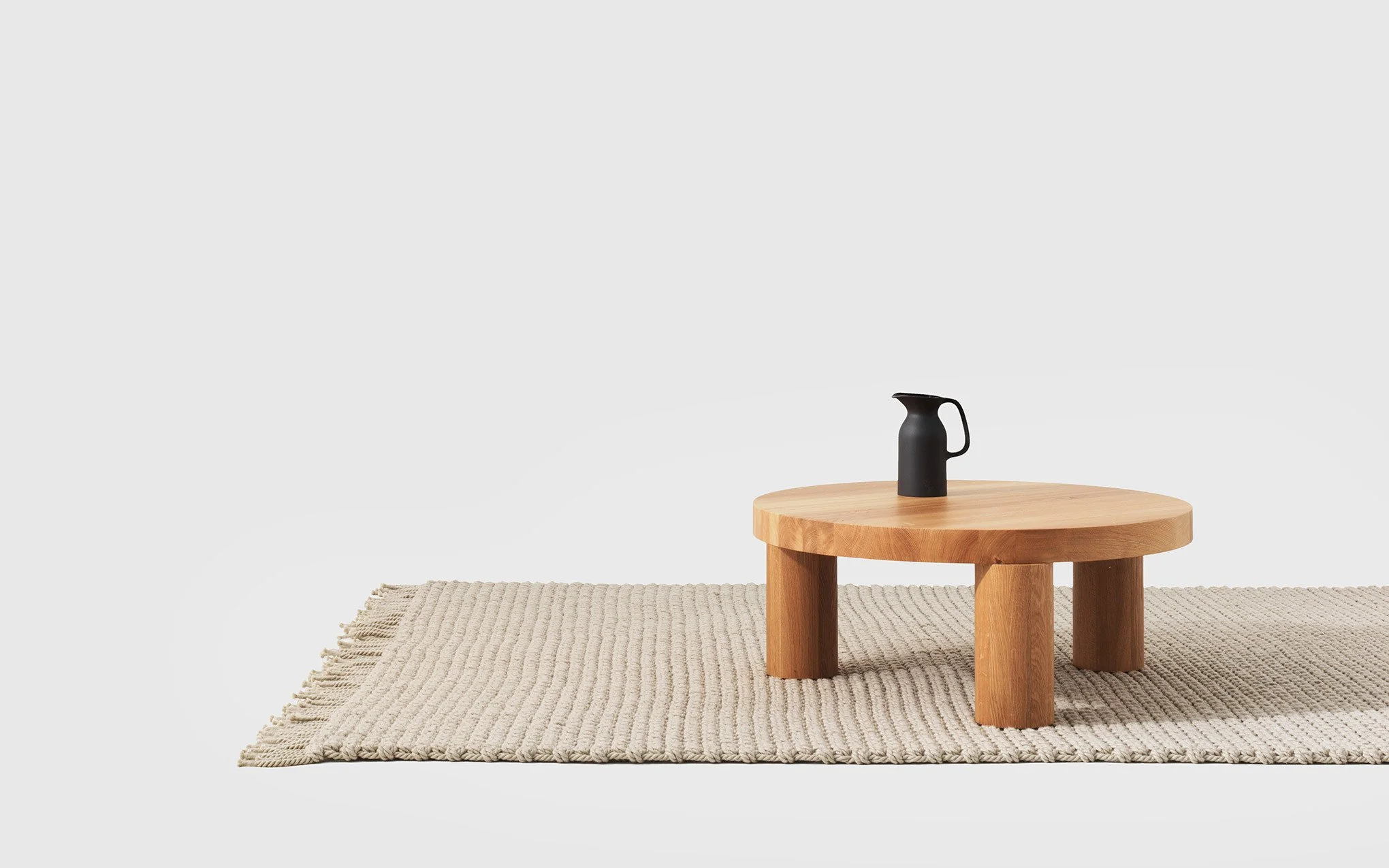 Offset coffee table