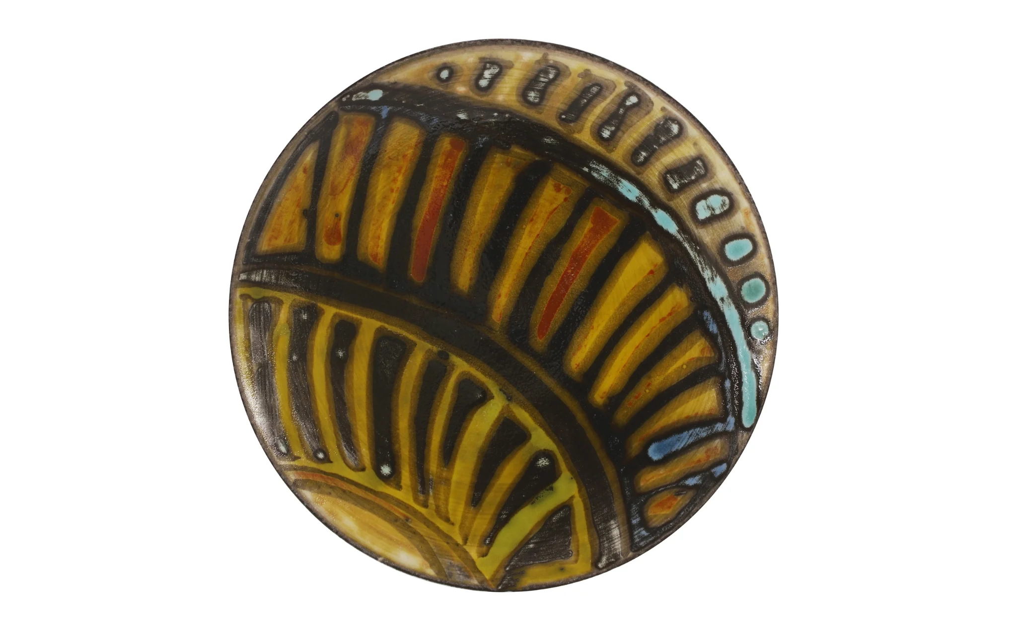 Poole Pottery Delphis plate no. 3 - Image 3