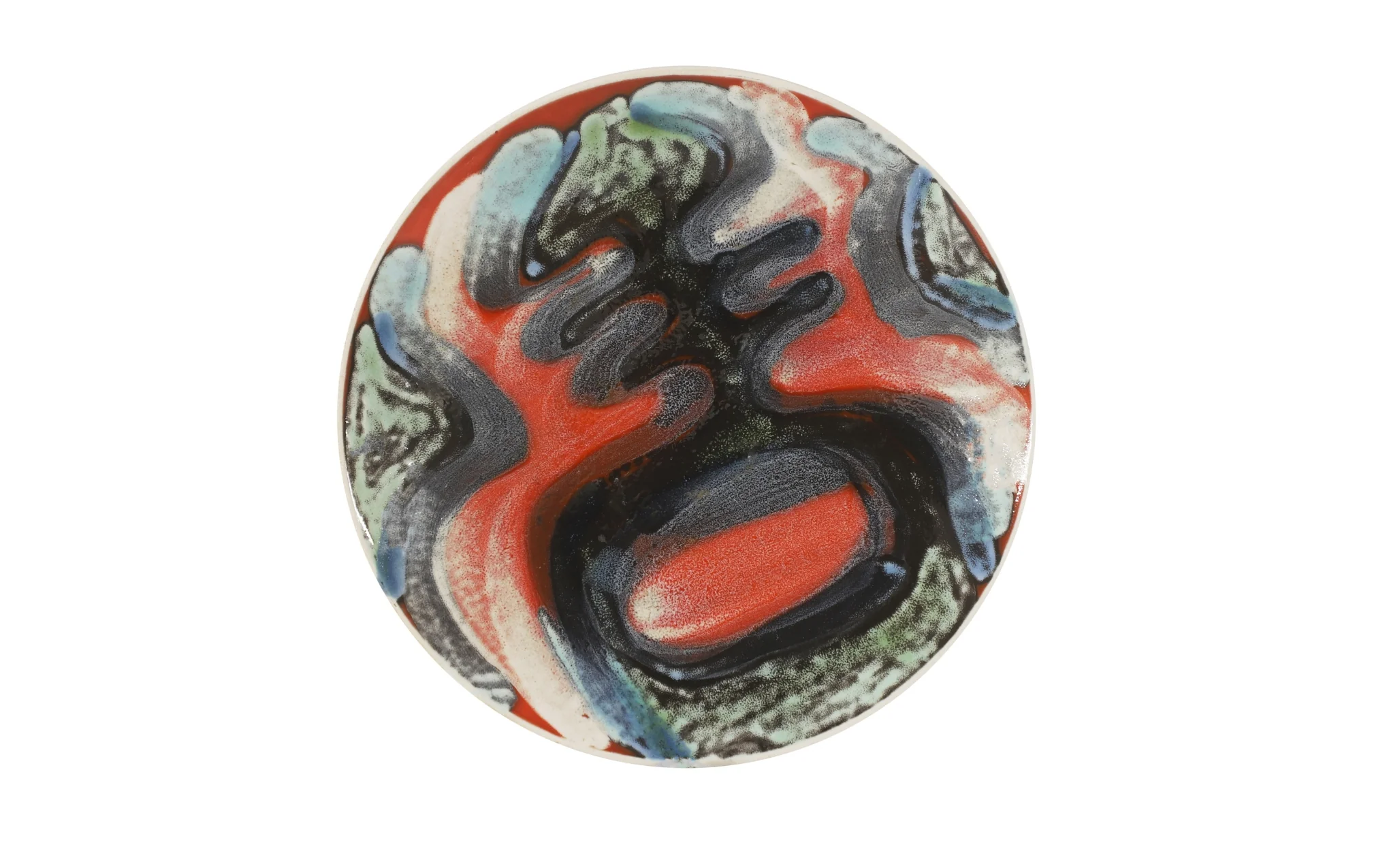 Poole Pottery Delphis plate no. 3 - Image 5