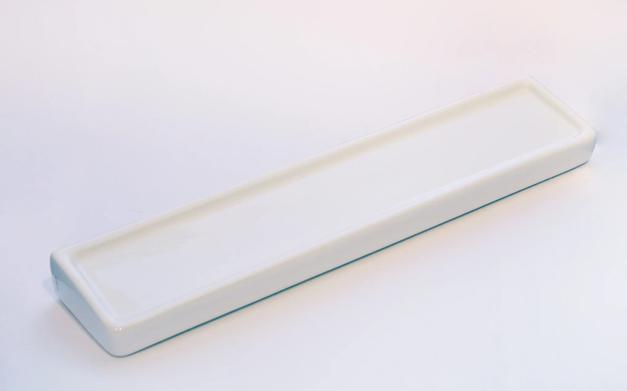Porcelain bathroom shelf