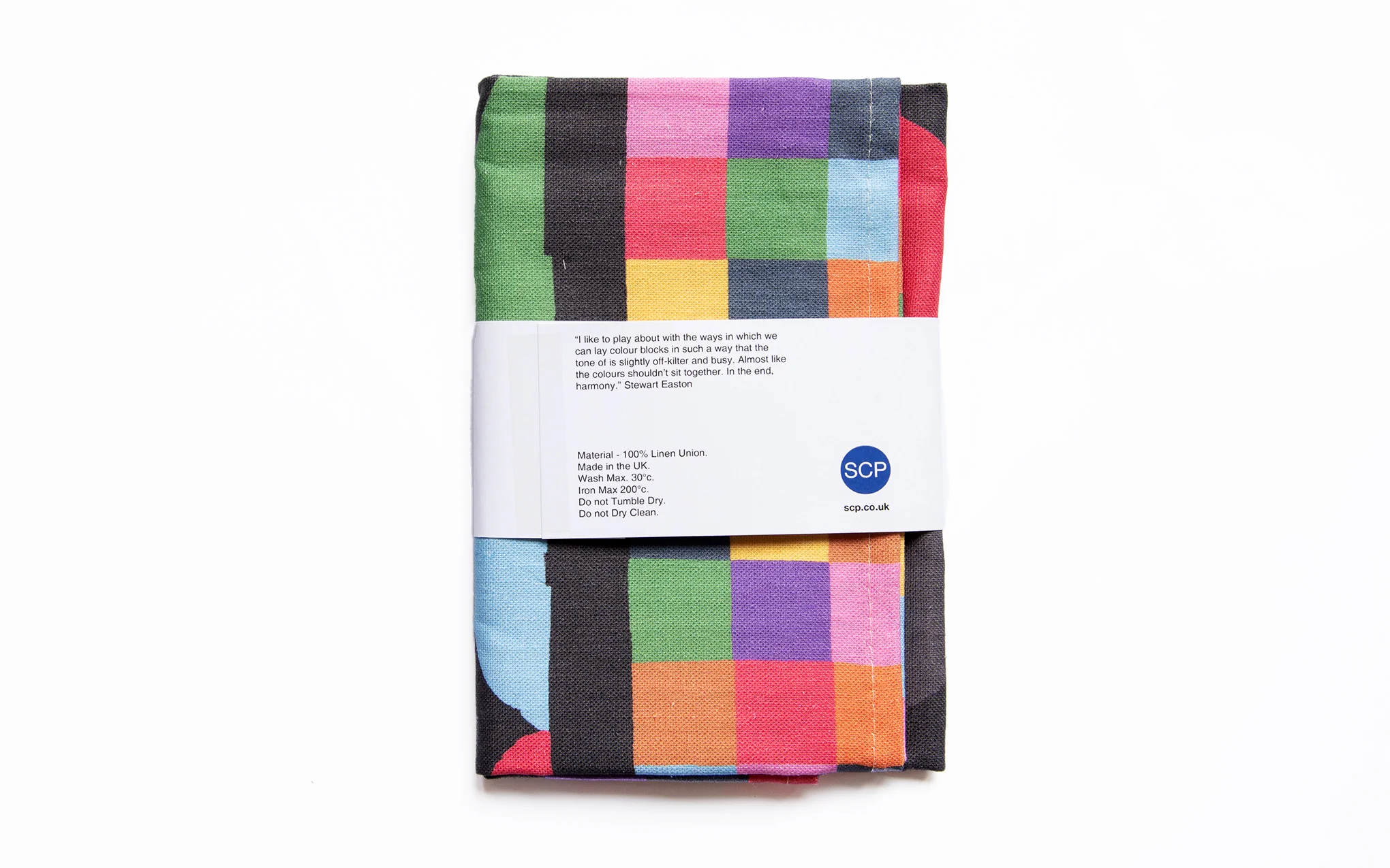 Colour Blocks tea towel - Image 3