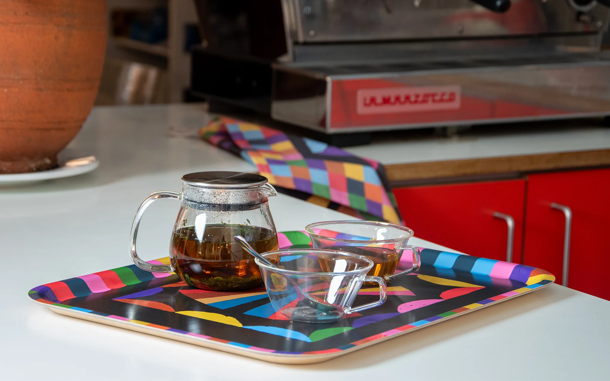Colour Blocks tea towel - Image 7