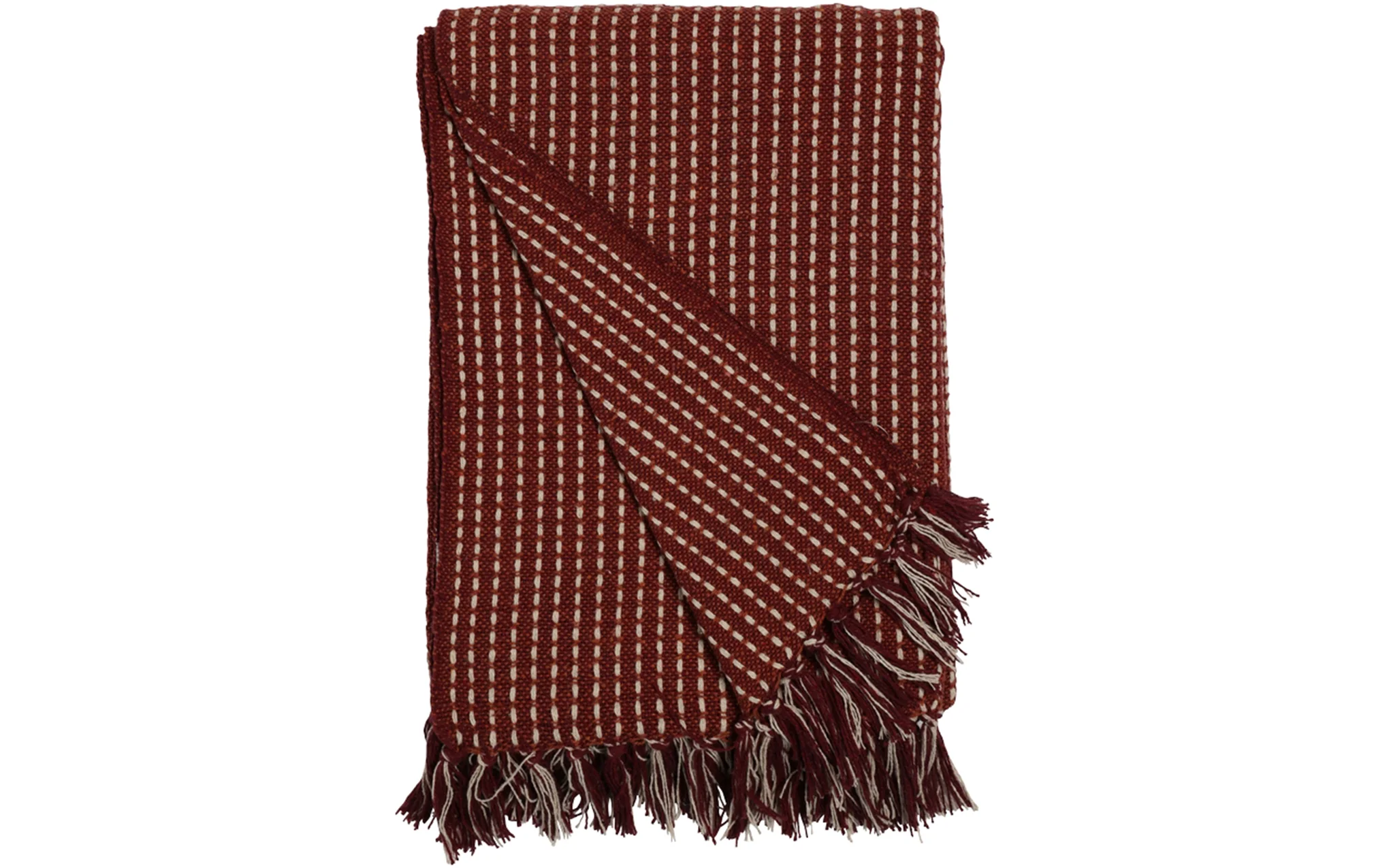 Throw - maroon & gold