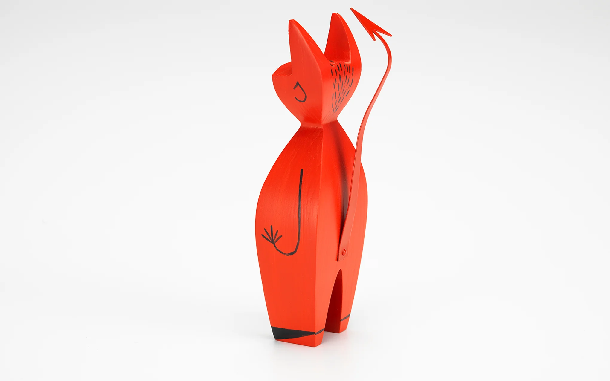 Wooden doll - Little Devil - Image 3